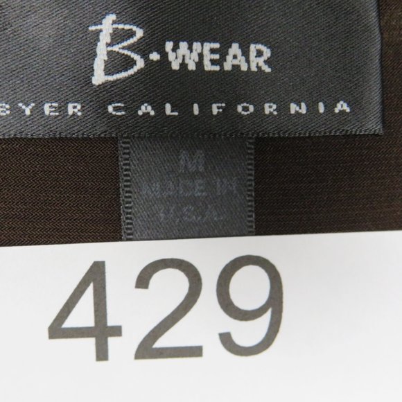 B-Wear* Women's Low Draped Cowl Neck Sleeveless Blouse Size Medium~ Made in USA - Picture 3 of 9